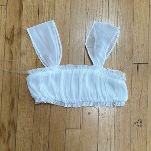 Glassons PLISSE CROPPED TOP